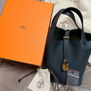 Full Set Hermes Picotin 18 Very Cypress GHW